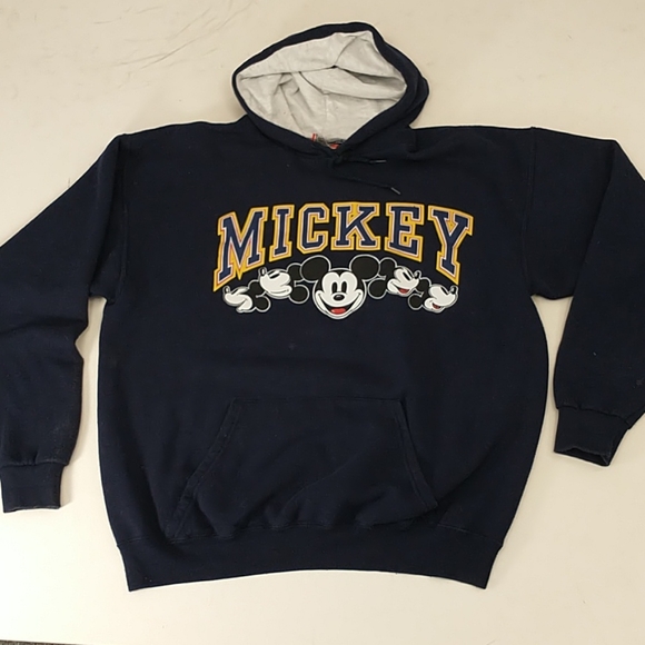 Vintage Disney Mickey Mouse Hoodie Sweatshirt USA - Picture 13 of 13
